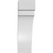 Ekena Millwork 3 1/2-in. W x 8-in. D x 12-in. H Merced Architectural Grade PVC Knee Brace BRCP035X08X12MRC - alternate 3
